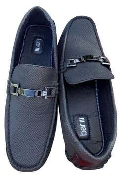 Bar III Benjieel Bit Loafers Size 12W Black Driving Shoes